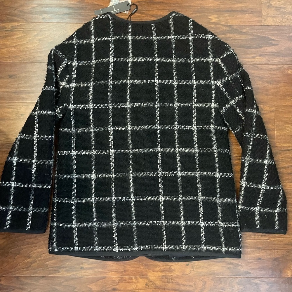 NWT T Tahari Wool Blend Jacket Size 4 - Picture 5 of 6